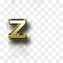 黄金质感字母Z