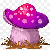 紫色大蘑菇