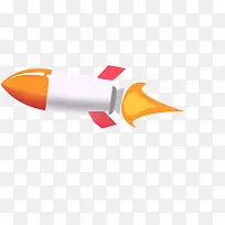 玩具模型火箭飞行图案
