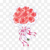 玫瑰花束装饰
