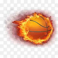 篮球火燃烧运动图标