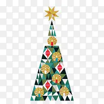 三角形元素圣诞树
