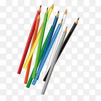 彩色画笔儿童铅笔