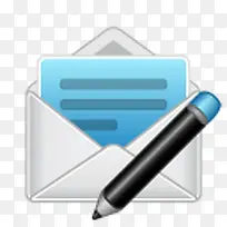 电子邮件组成邮件消息信信封普里