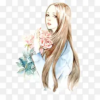 忧郁少女非主流青春