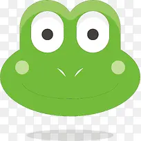 矢量图绿色的小青蛙