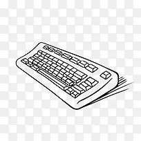 电脑类装置钥匙板键盘PC型打字