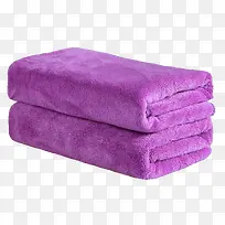 紫色毛毯