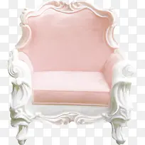 欧式粉色少女风座椅