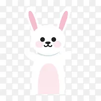 站立的兔子