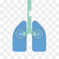创意海报设计肺部