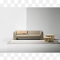 原木色的真皮沙发系列