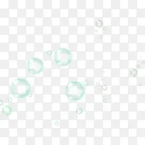 半透明水泡浅绿色水泡素材
