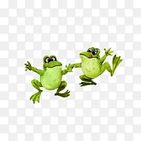 两只跳舞青蛙