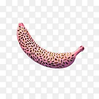 粉色香蕉主题概念三维设计