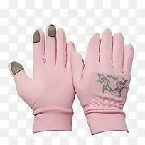 粉红手套