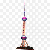 上海东方明珠塔建筑装饰元素