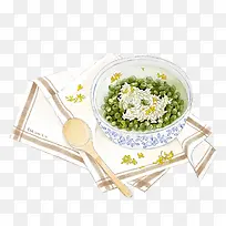 碗里的绿豆汤