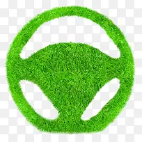 绿色环保汽车方向盘