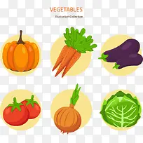 蔬菜水果矢量素材免费下载