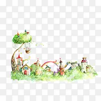 水彩手绘插画设计
