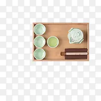 产品实物茶具茶杯