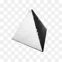 金字塔几何石膏