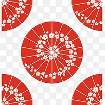 日式和风油纸伞