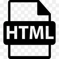 HTML文件扩展接口符号图标