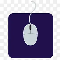 紫色矢量方形鼠标垫