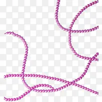 粉色珍珠链子