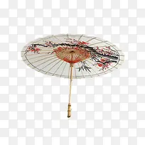 梅花油纸伞
