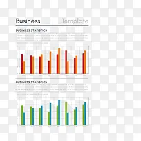 矢量图案素材商业计划书商业图表
