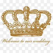 婚礼花欧式皇冠
