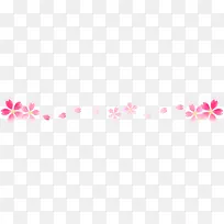 粉红色花瓣创意
