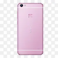 粉色vivo智能手机背面