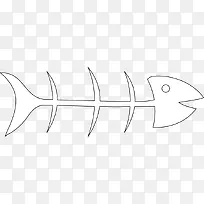 鱼刺图案