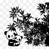 大熊抱着小熊