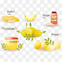 水彩绘柠檬酱食谱