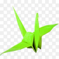 创意手工工艺品绿色的千纸鹤