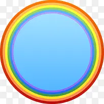 圆形彩虹圈