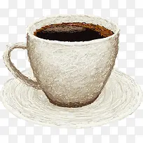 矢量手绘咖啡杯