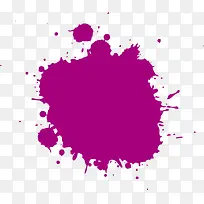 手绘紫色喷漆