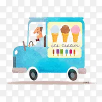 冰淇淋贩卖车