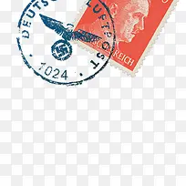 欧式邮票和邮戳