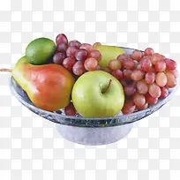 一碗葡萄苹果水果