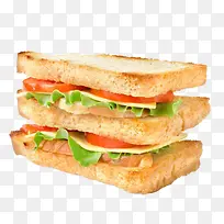 三层夹心的三明治
