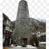 造型独特的羌族碉楼
