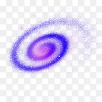 蓝紫色银河系紫色星云