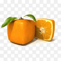 正方形的橙子元素